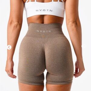 NVGTN Mocha Pro Seamless Shorts